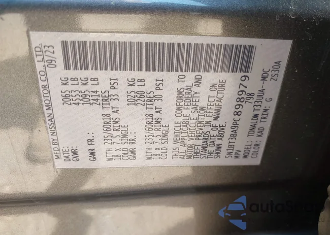 5N1BT3BA9PC898979: 44690750