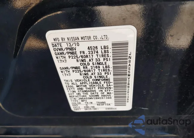 JN8AS5MV2BW281398: 44690089