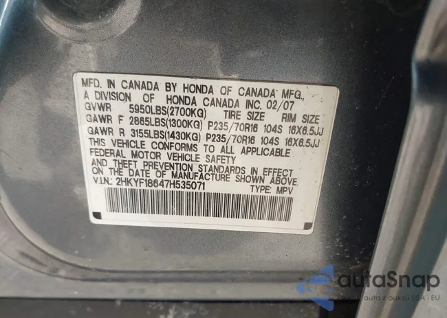 2HKYF18647H535071: 44693591