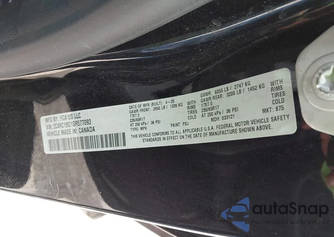 2C4RC1BG1SR577093: 44693609