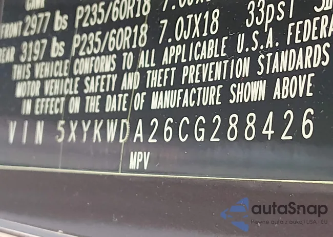 5XYKWDA26CG288426: 44693756