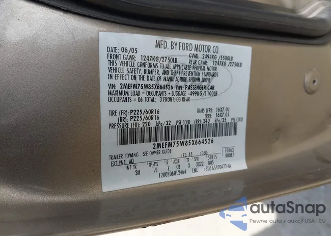 2MEFM75W85X664526: 44694413