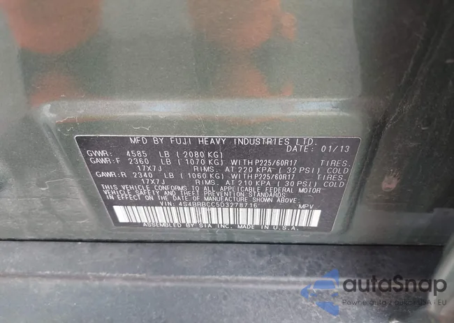 4S4BRBCC5D3278716: 44694535