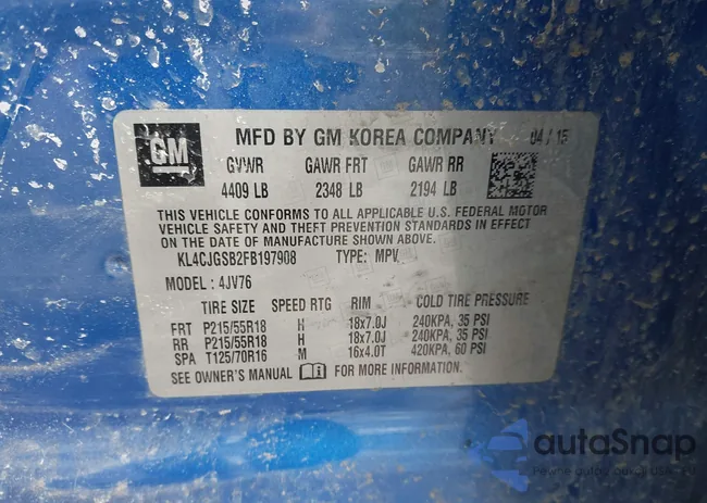 KL4CJGSB2FB197908: 44694590