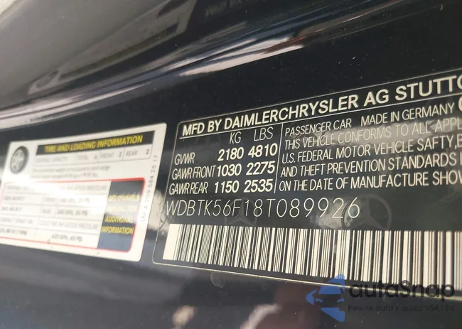 WDBTK56F18T089926: 44693888