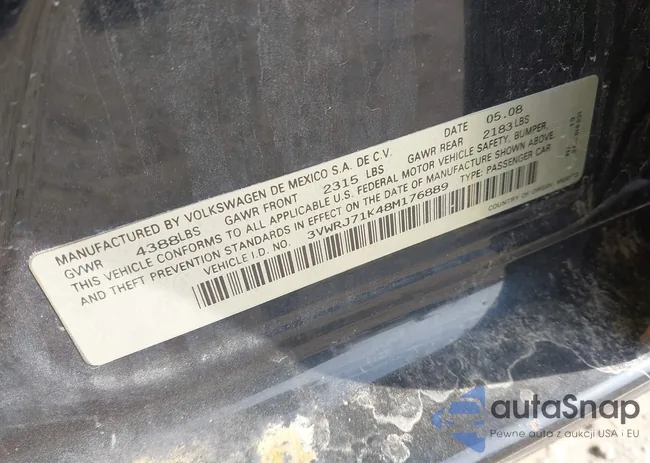 3VWRJ71K48M176889: 44694039