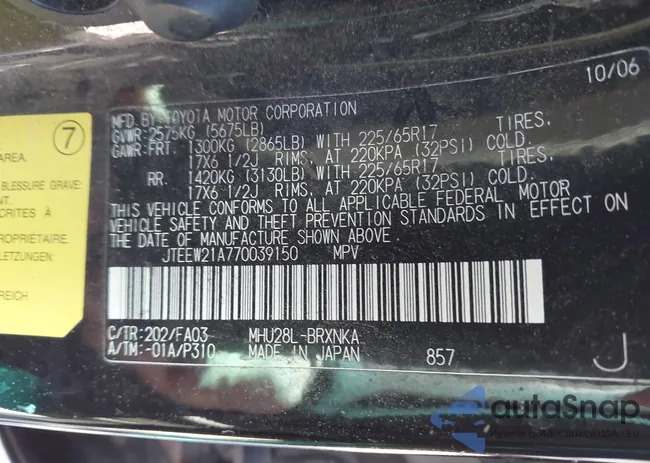 JTEEW21A770039150: 44694275