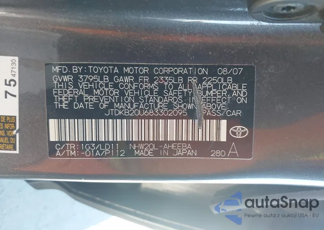 JTDKB20U683302095: 44695984