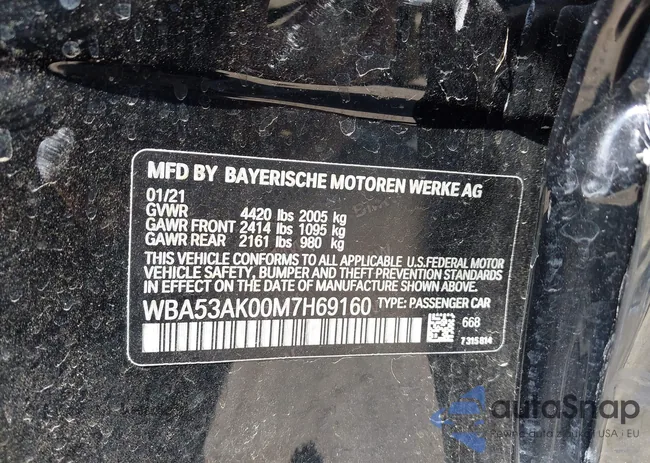 WBA53AK00M7H69160: 44698471