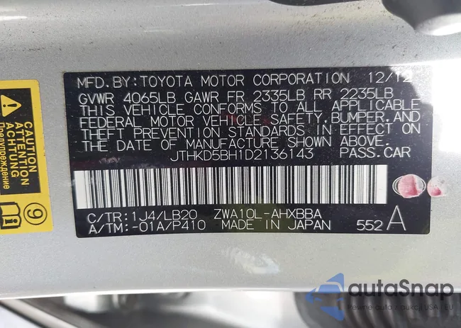 JTHKD5BH1D2136143: 44698597