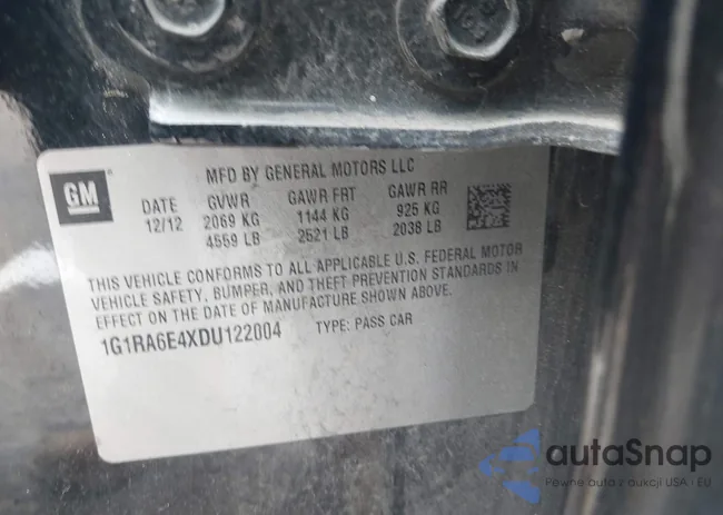 1G1RA6E4XDU122004: 44698101