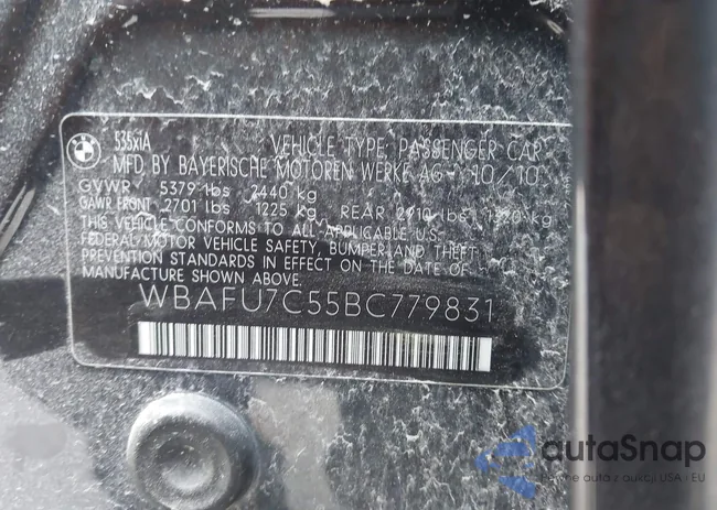 WBAFU7C55BC779831: 44700585