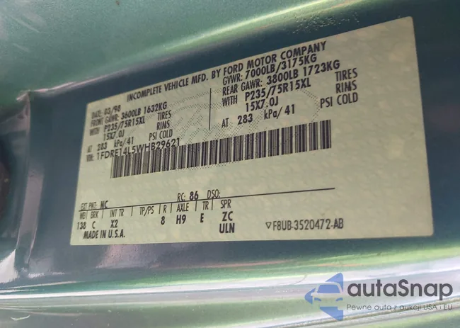 1FDRE14L5WHB29621: 44700615