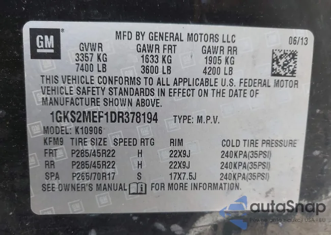 1GKS2MEF1DR378194: 44700176