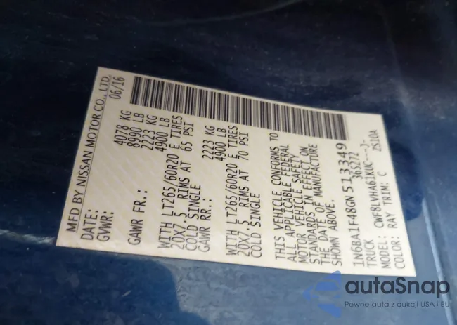 1N6BA1F48GN513349: 44700897