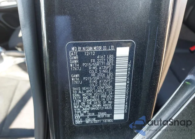 JN8AF5MV0DT214825: 44702507