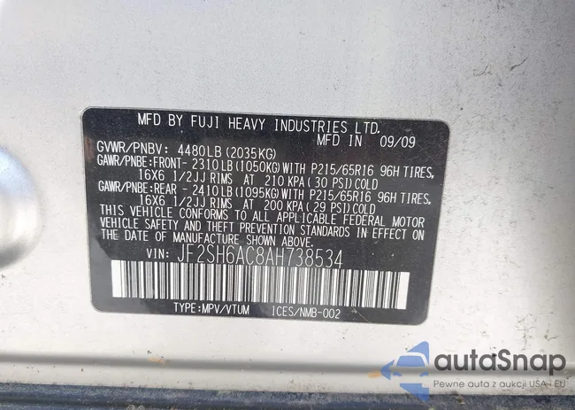 JF2SH6AC8AH738534: 44703268