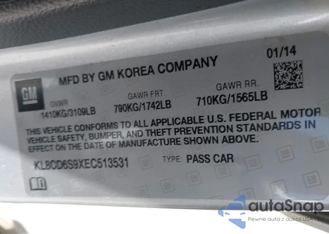 KL8CD6S9XEC513531: 44704748