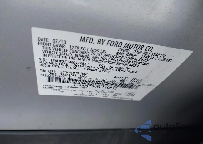 1FAHP2F84EG110853: 44705069