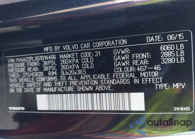 YV4A22PLXG1014466: 44705174