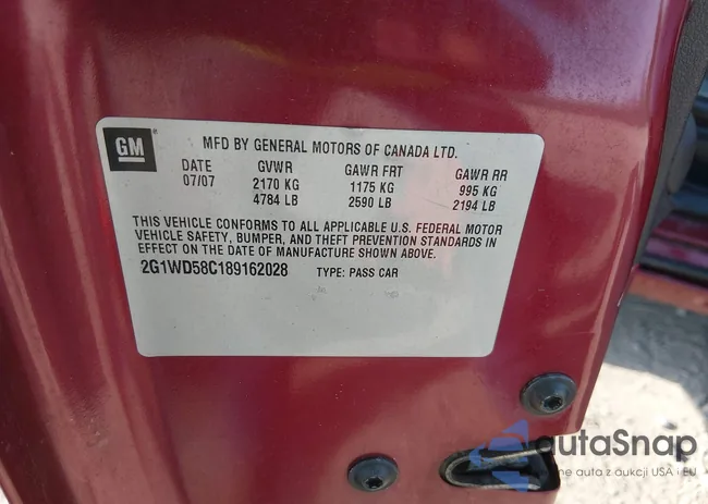 2G1WD58C189162028: 44711445