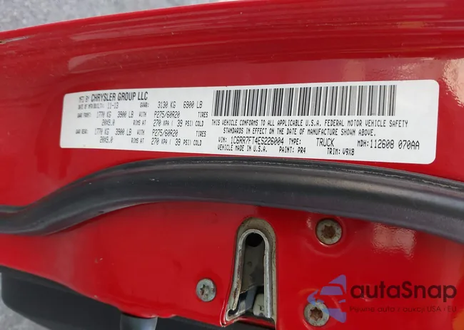 1C6RR7FT4ES226004: 44711042