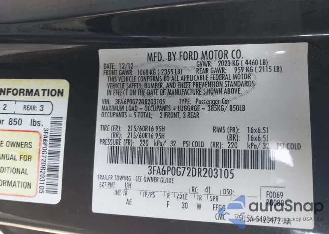 3FA6P0G72DR203105: 44713522