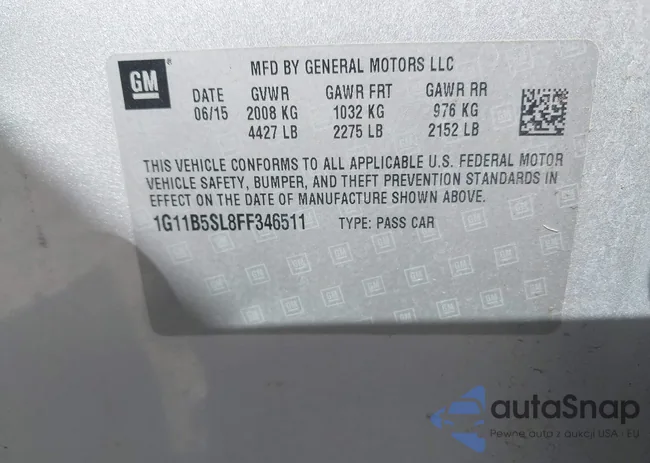 1G11B5SL8FF346511: 44713659