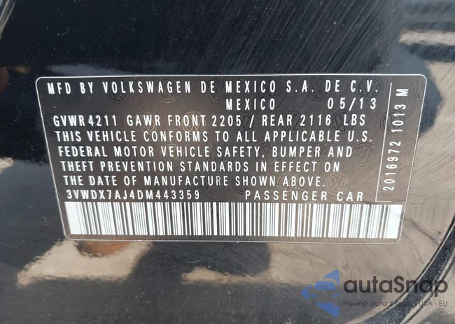 3VWDX7AJ4DM443359: 44716301