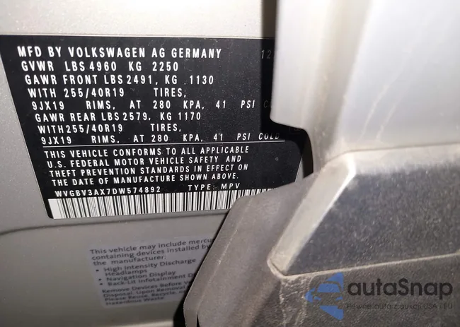 WVGBV3AX7DW574892: 44716371