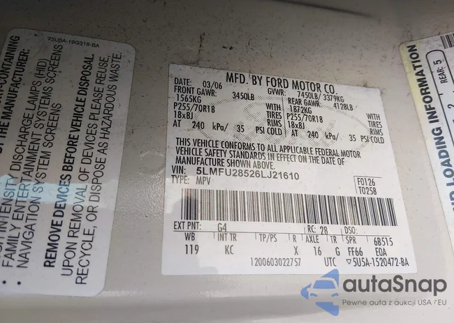 5LMFU28526LJ21610: 44717963