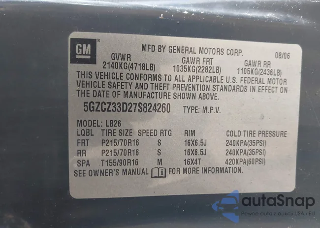 5GZCZ33D27S824260: 44719408