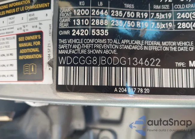 WDCGG8JB0DG134622: 44720947