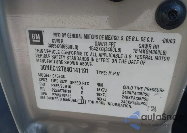 3GNEC12T84G141191: 44723370