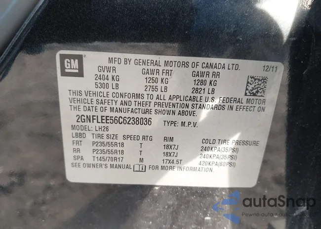 2GNFLEE56C6238036: 44722896