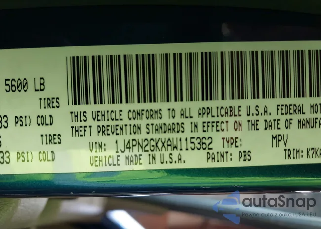 1J4PN2GKXAW115362: 44724074