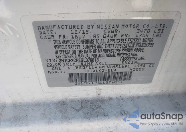 3N1CE2CP8GL376013: 44724943