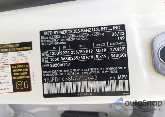 4JGFB4KB8NA710643: 44726517