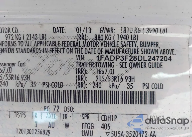 1FADP3F28DL247204: 44738538