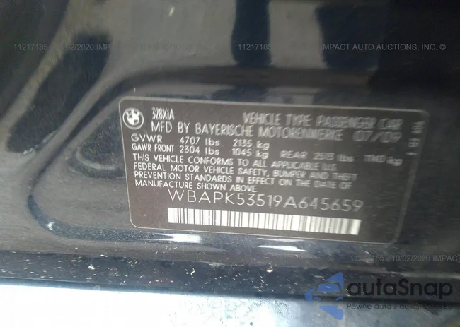 WBAPK53519A645659: 11217185