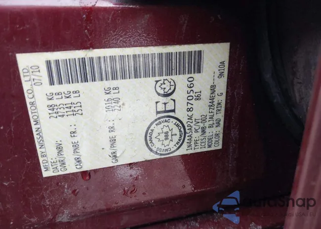 1N4AA5AP2AC870560: 12328727