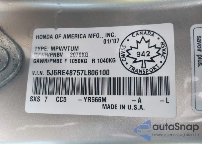 5J6RE48757L806100: 12497553