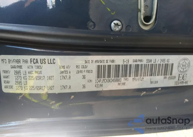 1HGFA16538L073228: 30022327