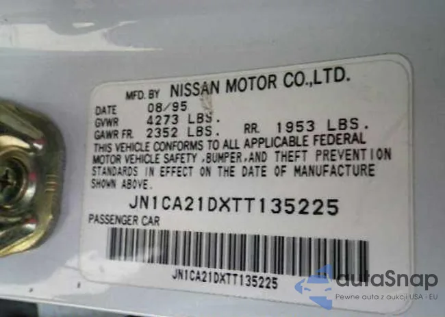 JN1CA21DXTT135225: 9569534