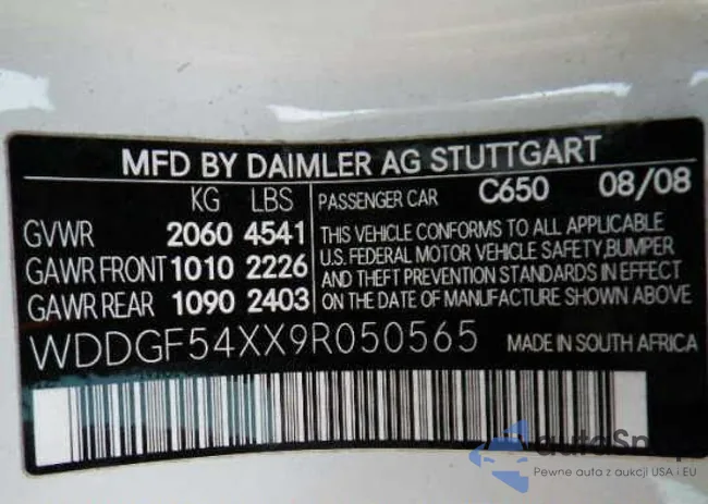 WDDGF54XX9R050565: 9520778