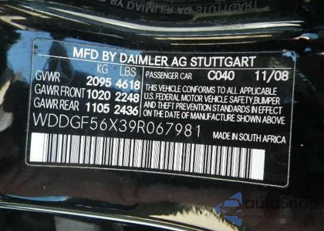 WDDGF56X39R067981: 9525126