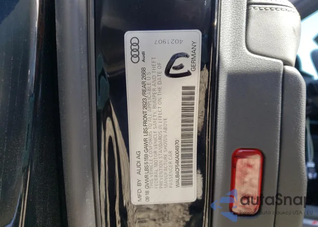 WAUB4CF54KA004970: 62880412