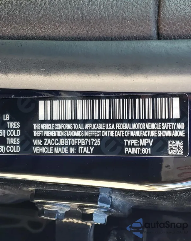 ZACCJBBT0FPB71725: 59091623