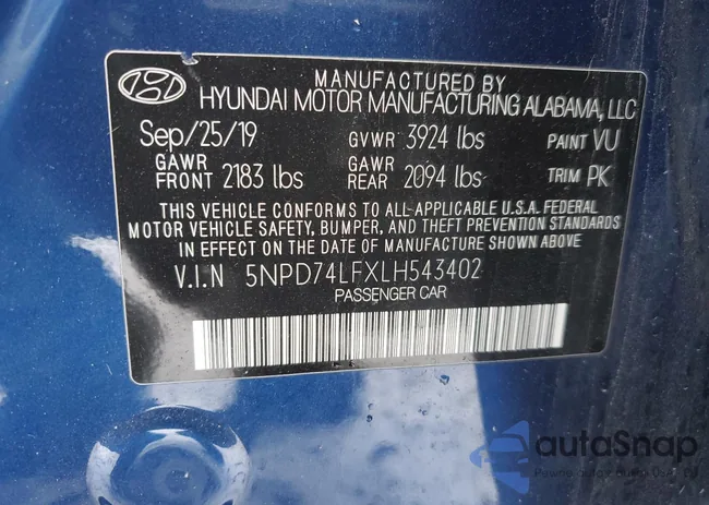 5NPD74LFXLH543402: 51708175