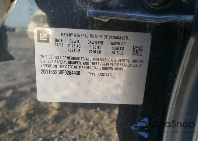 2G1165S38F9264436: 73203972